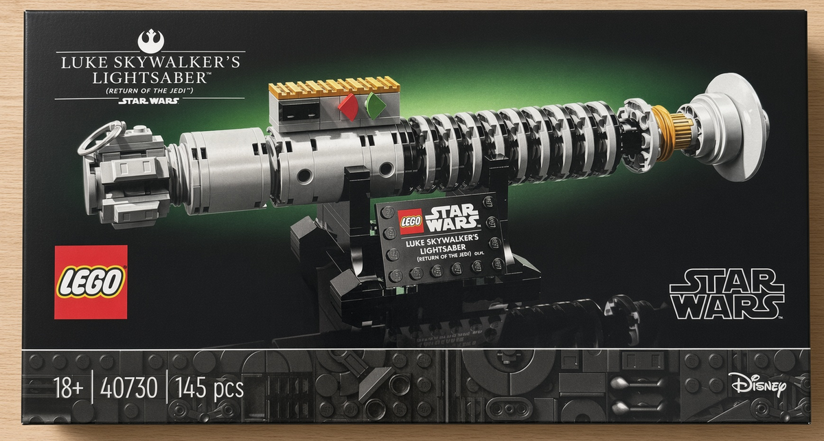 LEGO 40730 Star Wars Luke Skywalker's Lightsaber New