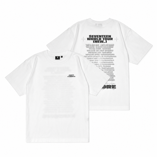 SEVENTEEN SS T-Shirt Black Ver.2 Cotton K-POP