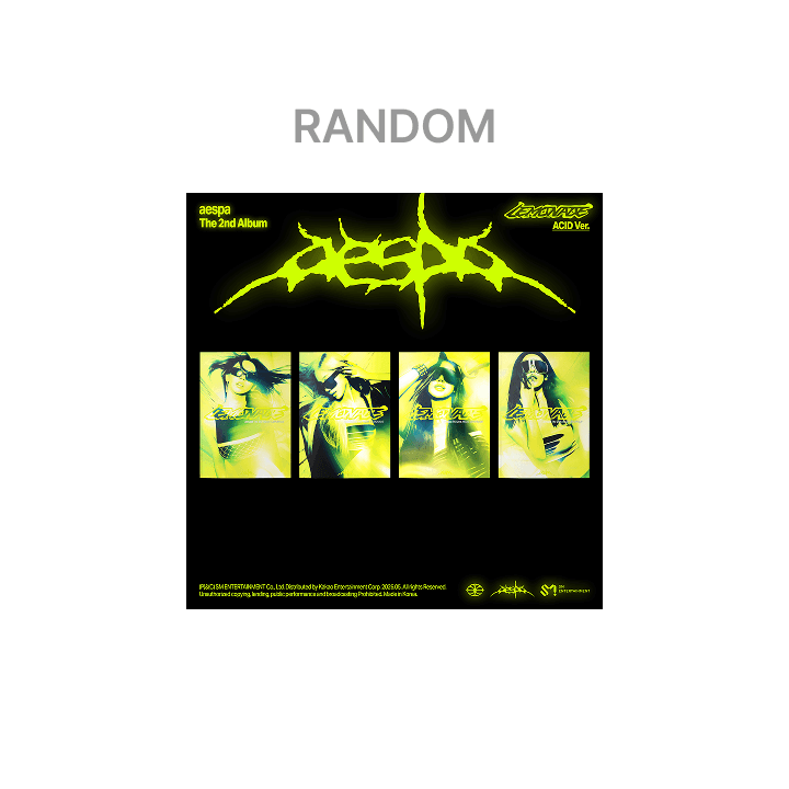 Aespa The 2nd Album LEMONADE ACID Ver. Random Edition CD K-POP