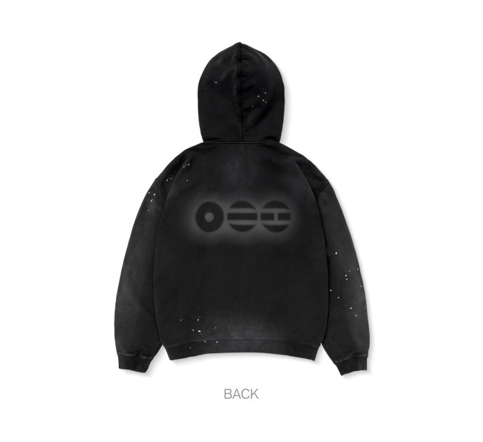 BTS Hoodie Black Cotton S-XL Sizes Authentic K-POP