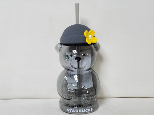 Starbucks Korea Exclusive 2024 Jeju Bearista Glass Cold Cup 591ml Limited