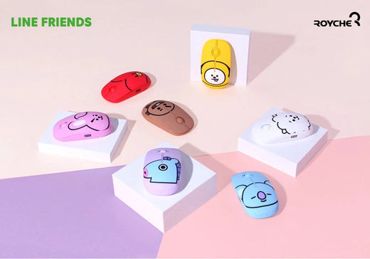 BTS BT21 Official Authentic Wireless Mouse Silent K-POP