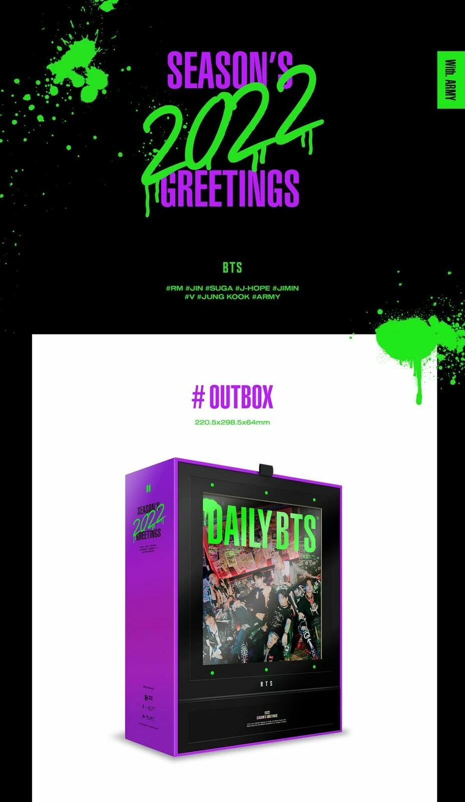 BTS 2022 Seasons Greetings Package K-POP