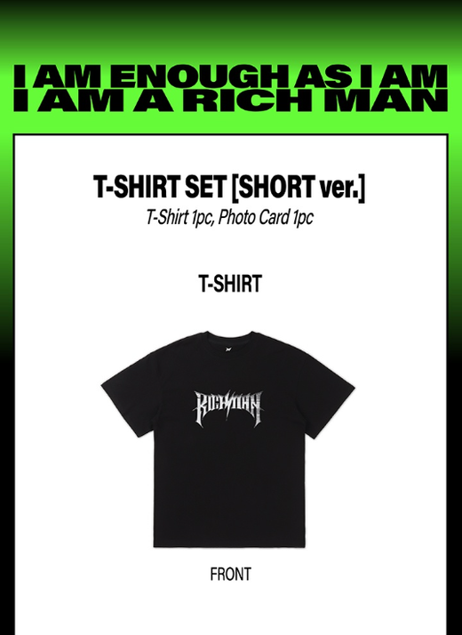 Aespa T-Shirt Set Short Version with Photo Card K-POP