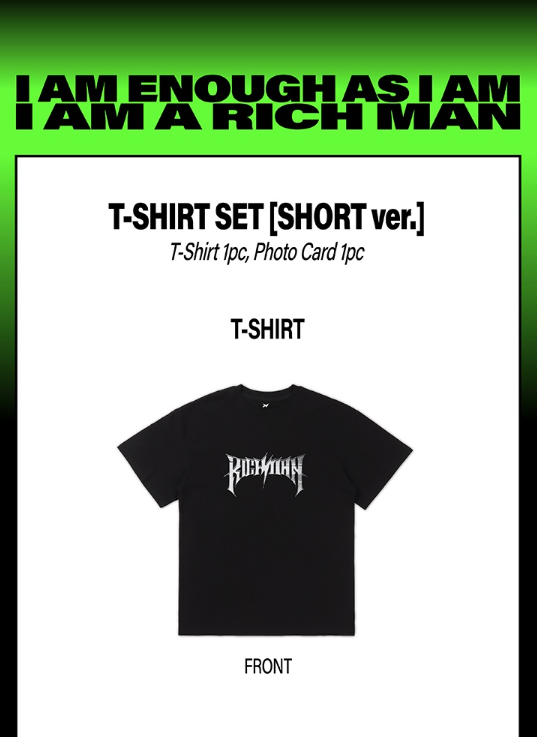Aespa T-Shirt Set Short Version with Photo Card K-POP