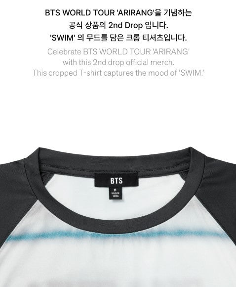 BTS SS Crop T-Shirt Authentic 1ea K-POP