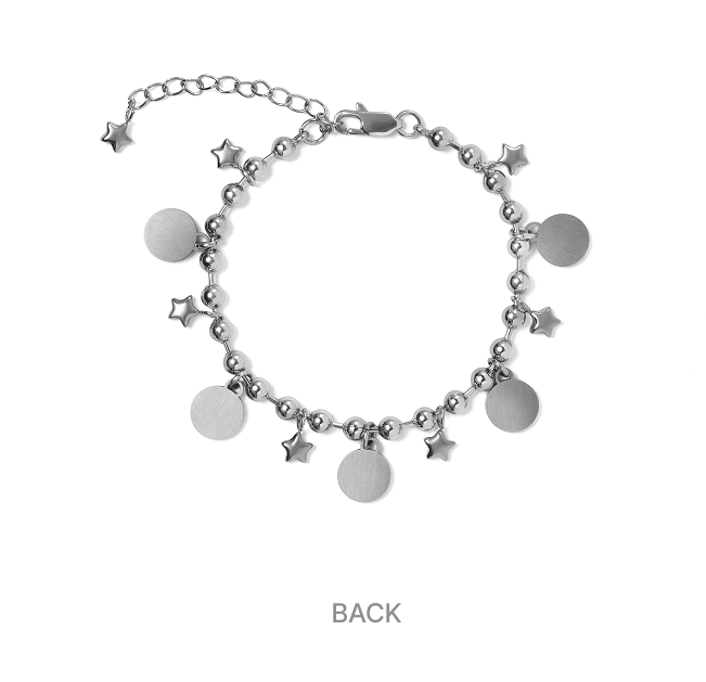 BTS Bracelet Steel 14cm Adjustable K-POP