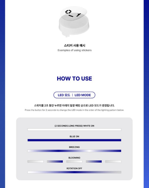 ZEROBASEONE Mini Light Ring K-POP Official Merchandise