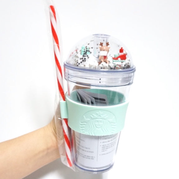 Starbucks Korea Rudolf Figure Cold Cup 473ml Holiday Christmas MD
