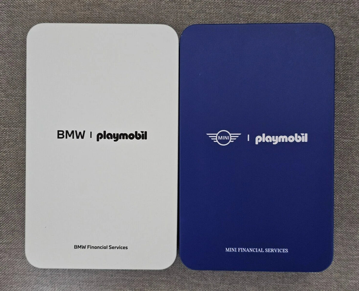 BMW Leather Keychain Playmobil Figure Keychain Set