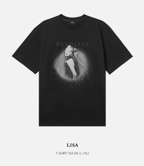 BLACKPINK DEADLINE Photo T-shirt Type 2 K-POP