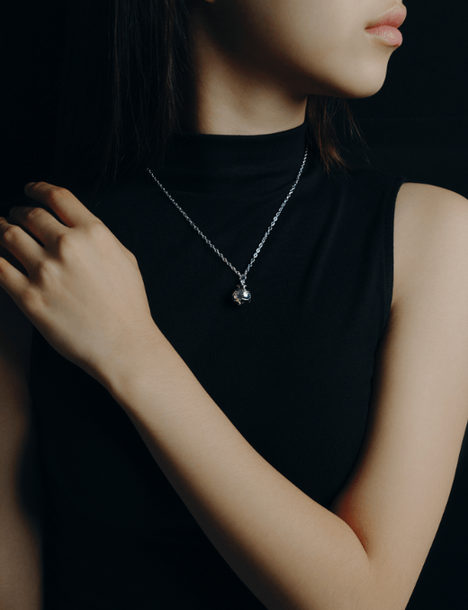 BTS Necklace Steel Chain Zinc Alloy Pendant K-POP