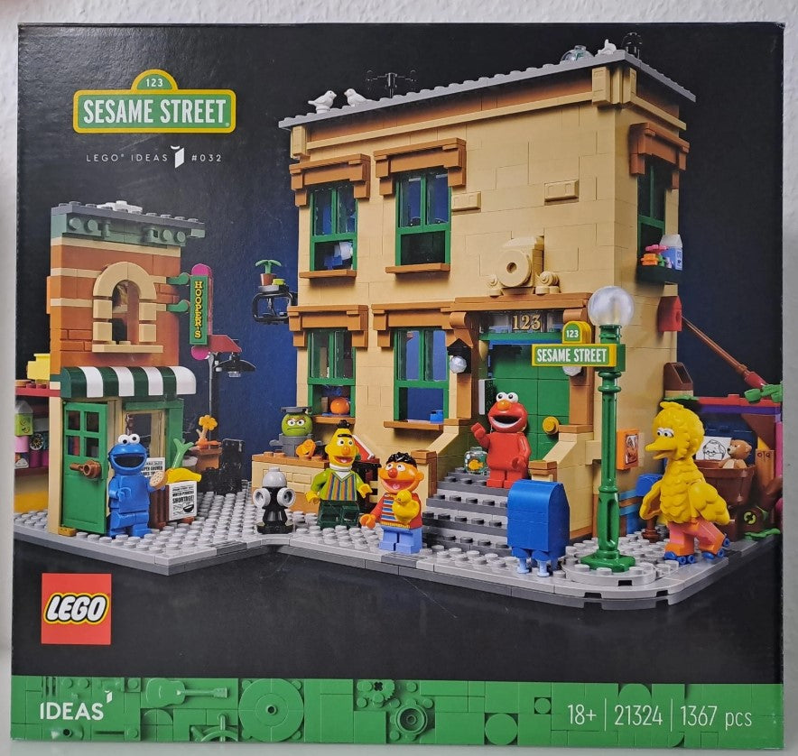 LEGO Ideas 21324 123 Sesame Street 1367pcs 6 Minifigures