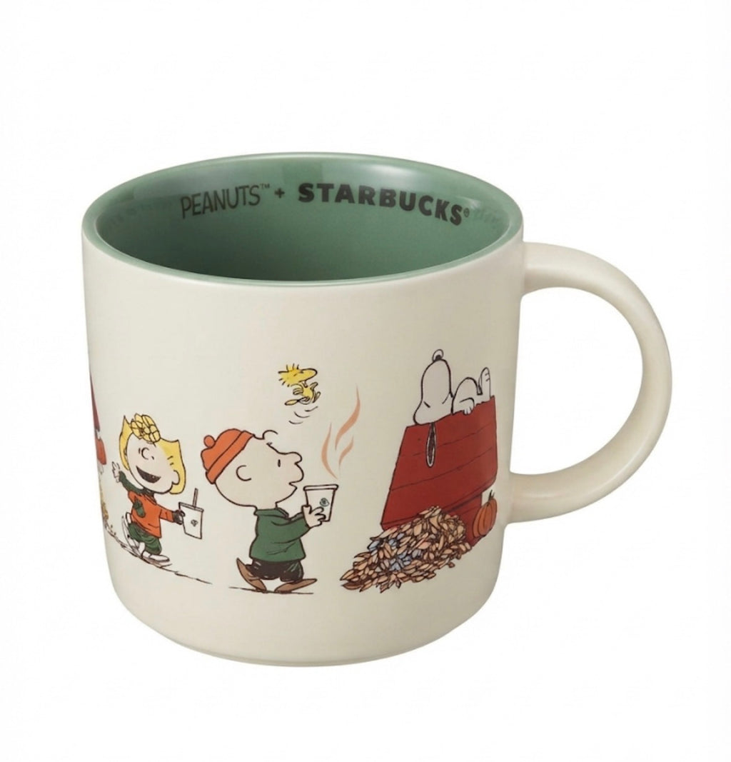 Starbucks Pumpkin Peanuts Mug 414ml Snoopy Limited Edition