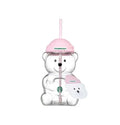 Starbucks Baby Pink Bearista Glass Cold Cup 591ml, Gift for Foreign Guests