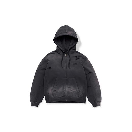 BTS Zip-up Hoodie Charcoal Authentic K-POP