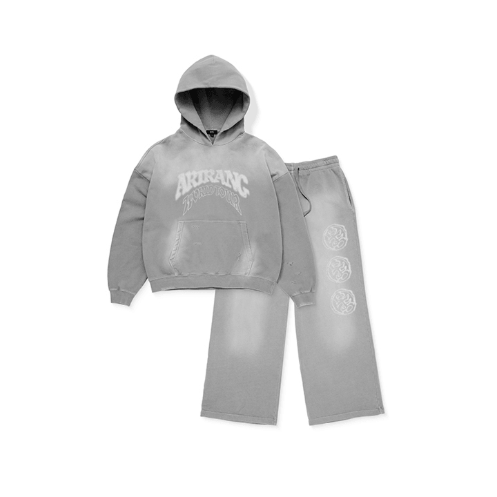 BTS Hoodie & Pants Set-up Gray Authentic K-POP