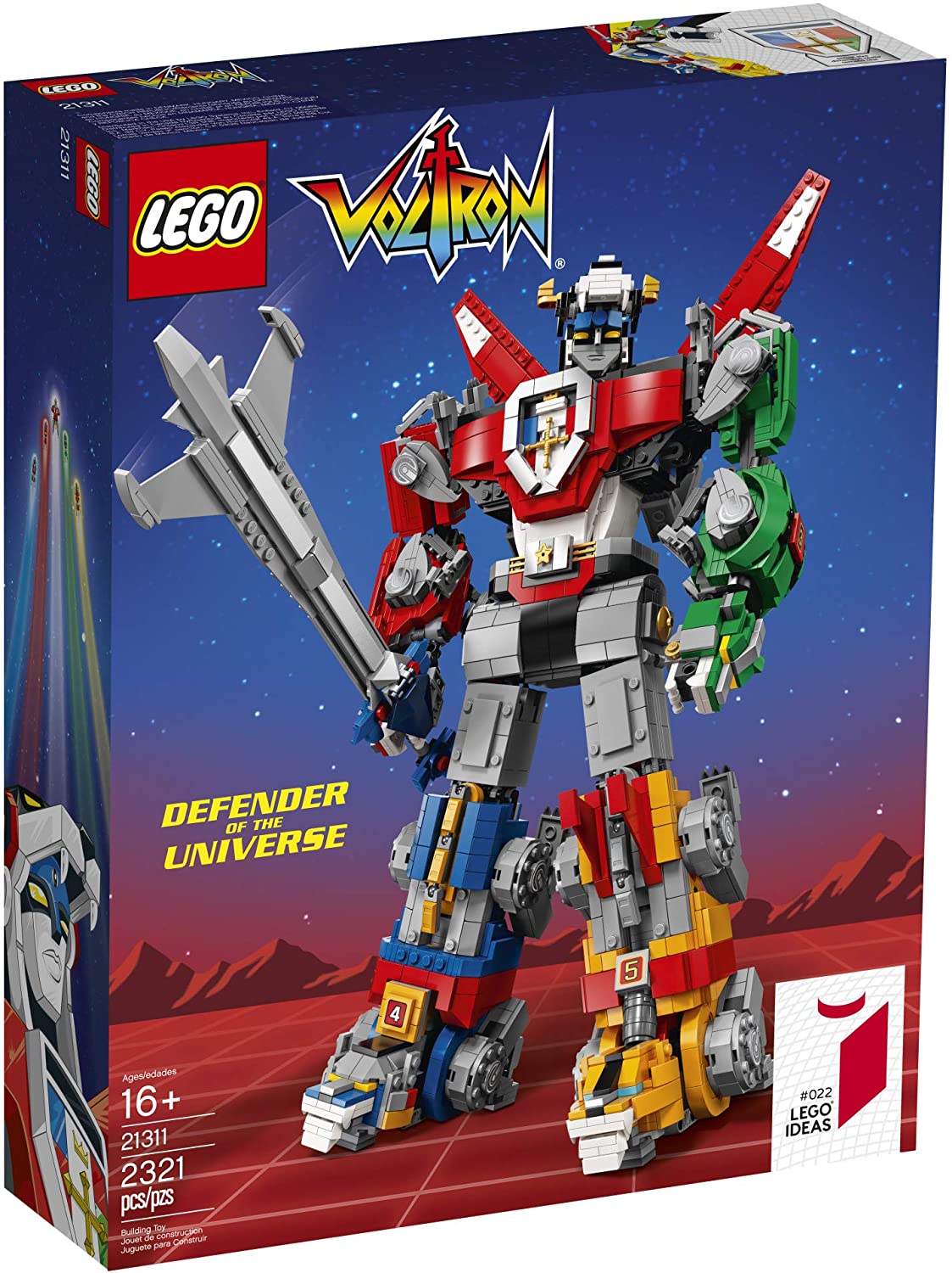 Lego 21311 Voltron Defender Of The Universe Ideas Retired Set New Factory Sealed