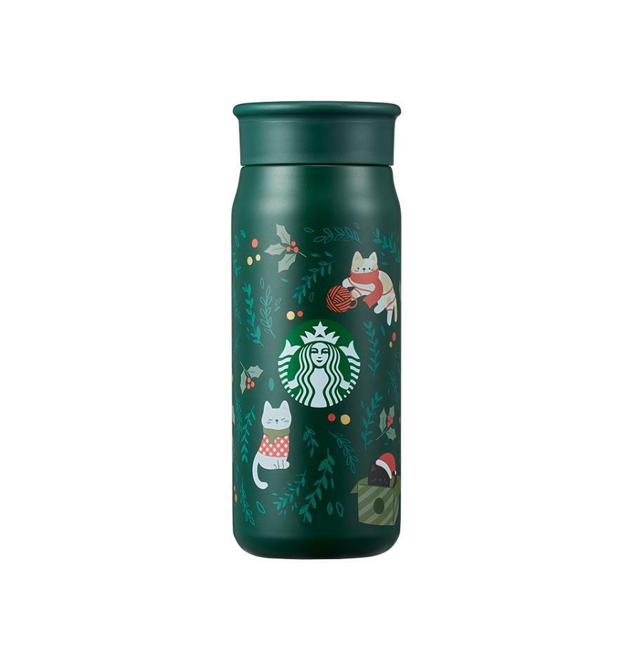 Starbucks Fancy Holy Cat Tumbler 355ml 2021 Christmas Limited Edition