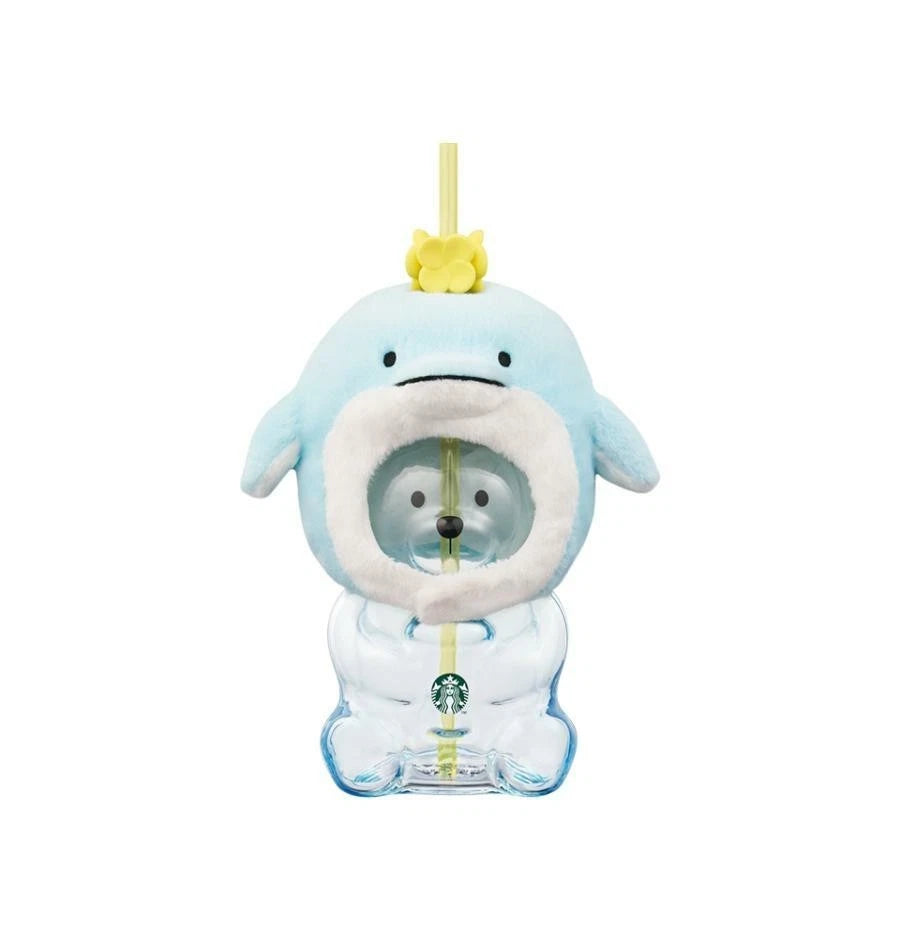 Starbucks Jeju Dolphin Bearista Glass Cold Cup 591ml