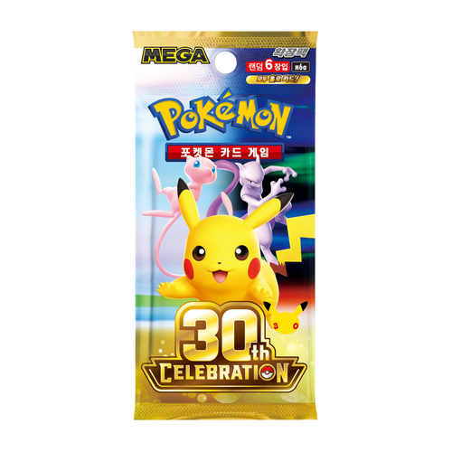 Pokemon Card Game MEGA 30th Celebration Expansion Pack Box