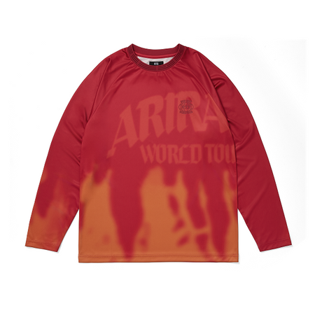 BTS Long Sleeve T-Shirt Red Authentic K-POP