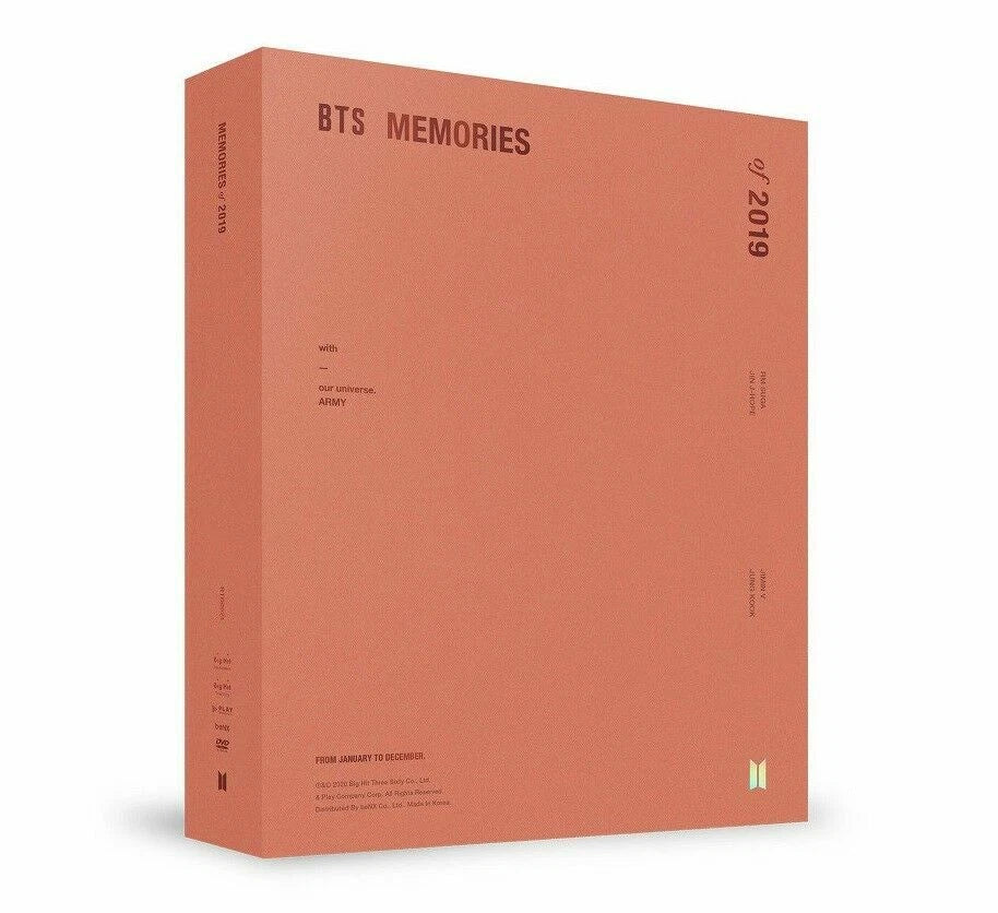 BTS Memories of 2019 DVD with Weverse Benefits K-POP