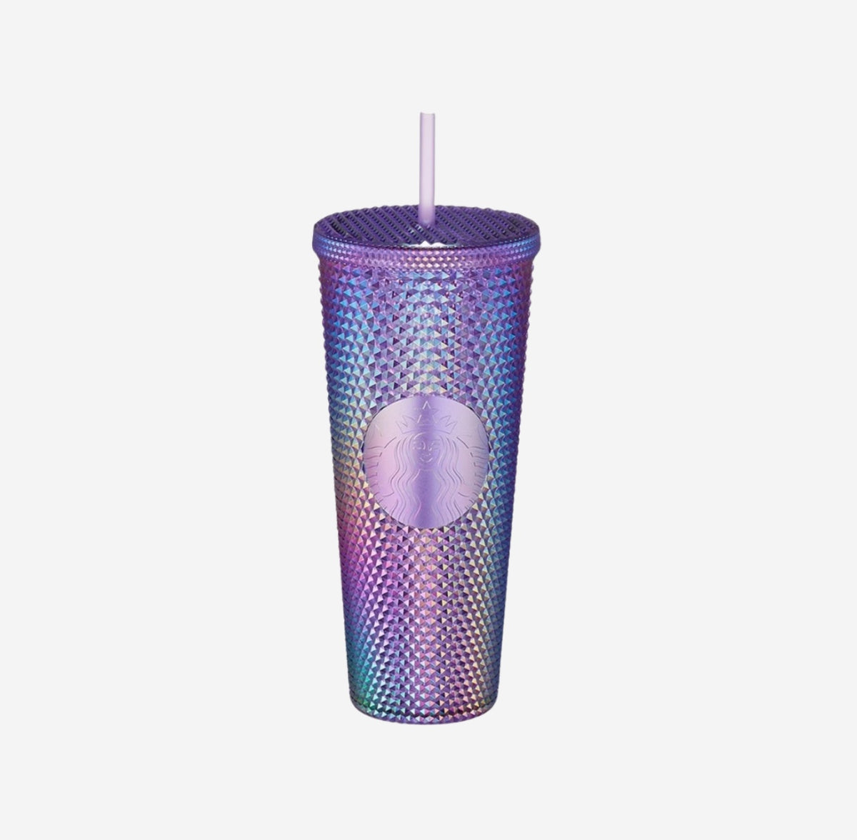 Starbucks 22 Summer Stud Purple Hologram Cold Cup 710ml