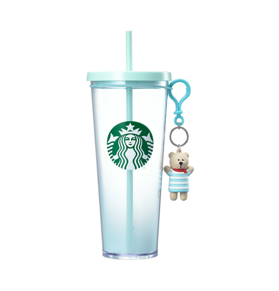 Starbucks Aqua Marine Figure Cold Cup 710ml Mint Bearista 2018 Summer