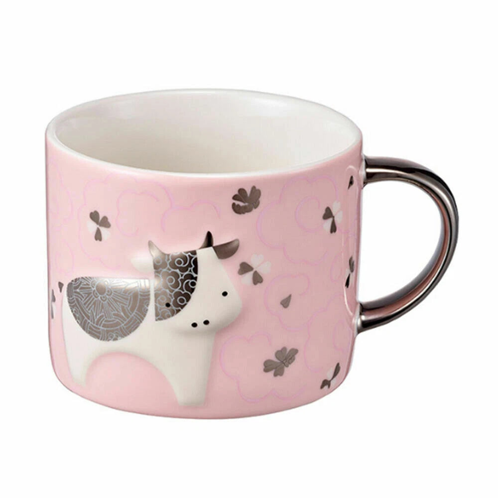 Starbucks 21 New Year Pink Cow Mug 355ml