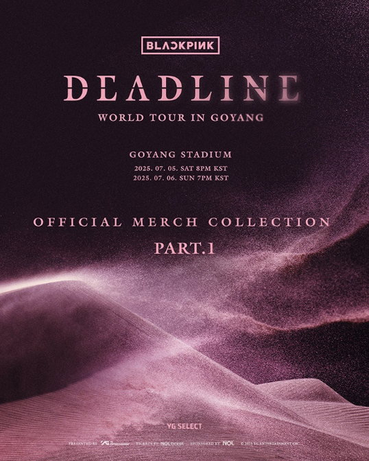 BLACKPINK Mesh Pouch DEADLINETOUR K-POP