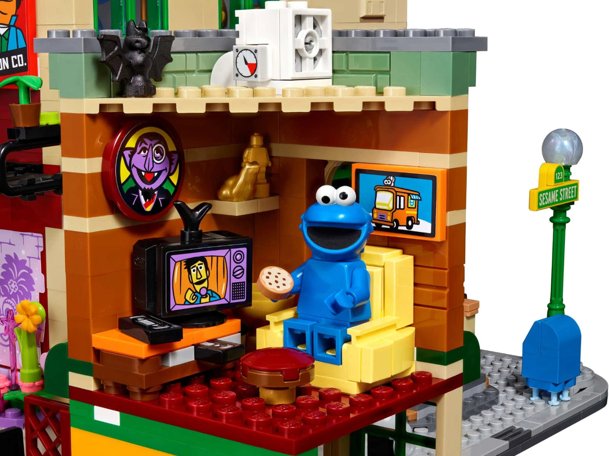LEGO Ideas 21324 123 Sesame Street 1367pcs 6 Minifigures