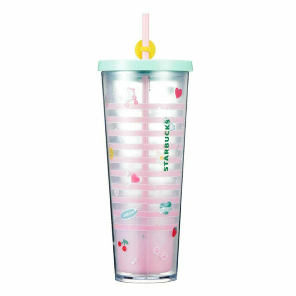 Starbucks 22 Sweet Love Glitter Cold Cup 710ml Limited Edition