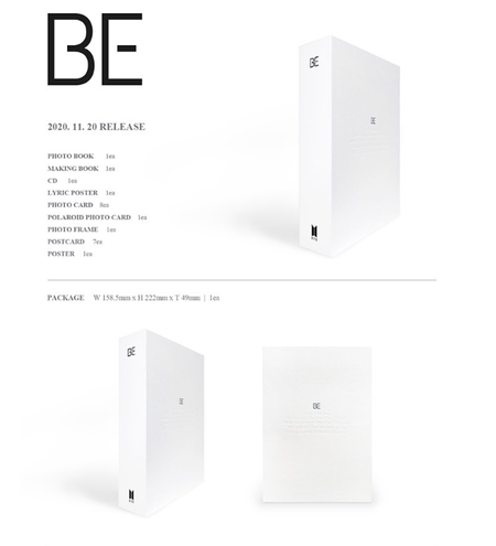 BTS BE (Deluxe Edition) CD Big Hit Entertainment 2020 Release K-POP