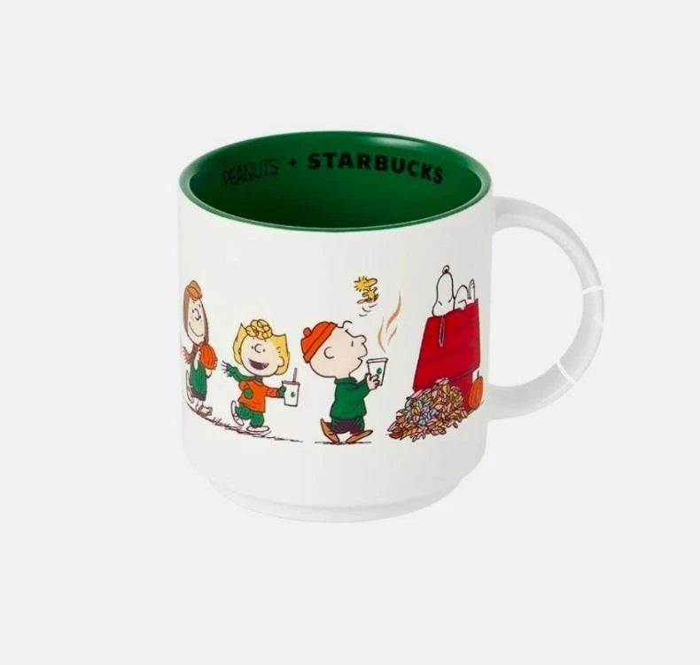Starbucks Pumpkin Peanuts Mug 414ml Snoopy Limited Edition