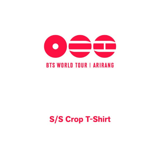 BTS SS Crop T-Shirt Authentic 1ea K-POP