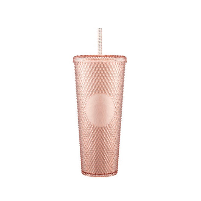 Starbucks 21 Bling Cherry Blossom Stud Siren Cold Cup 710ml Pink