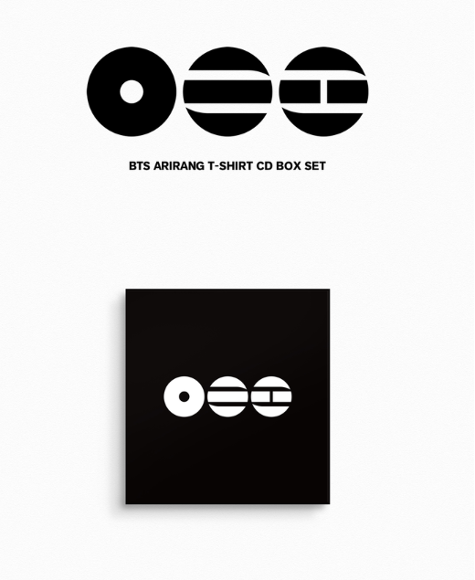 BTS ARIRANG T-Shirt CD Box Set BIGHIT MUSIC Limited Edition K-POP