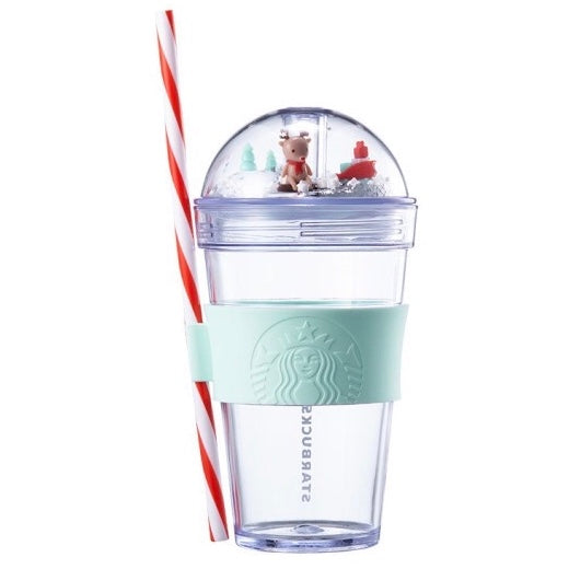 Starbucks Korea Rudolf Figure Cold Cup 473ml Holiday Christmas MD