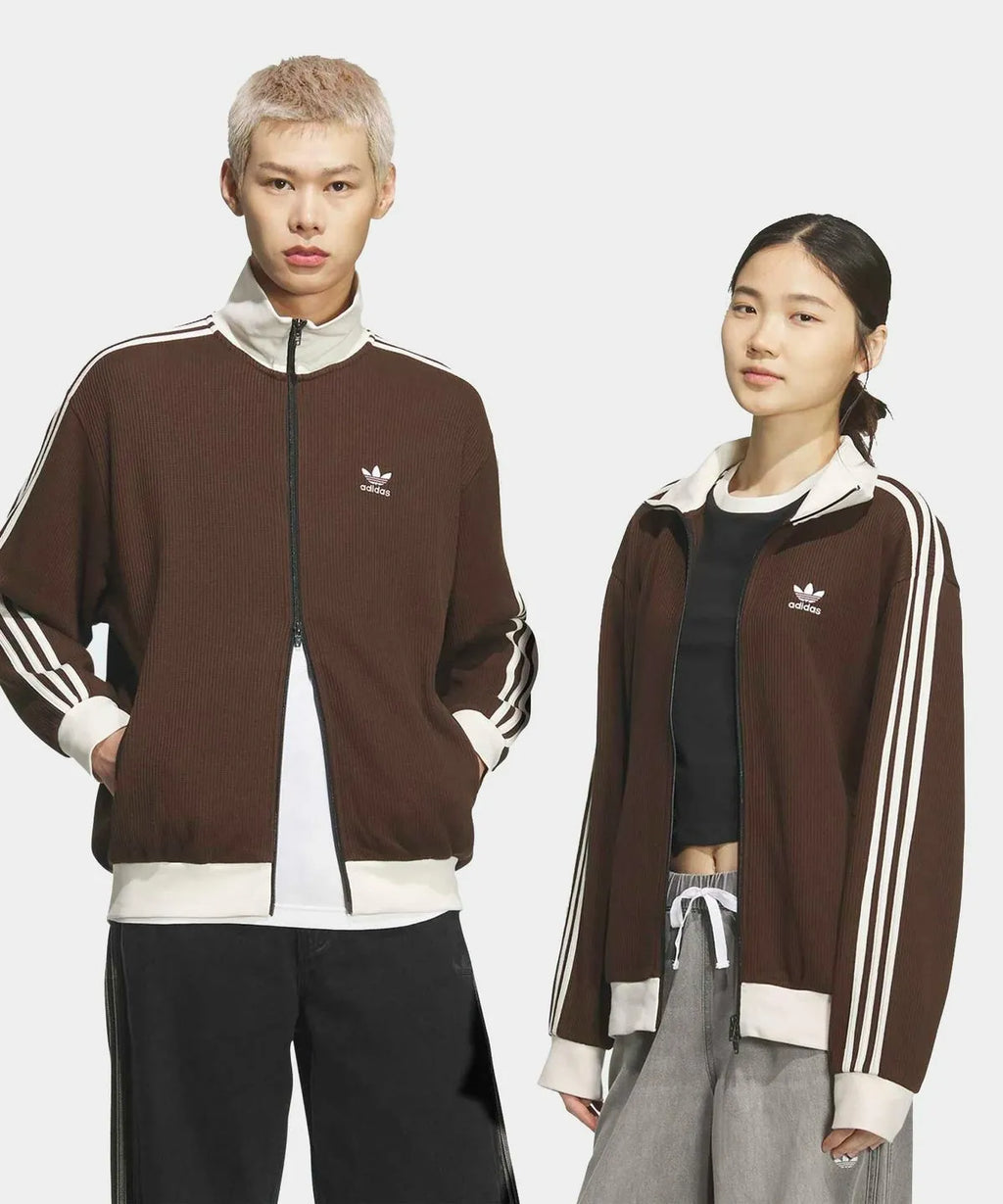 Adidas Waffle Classic Track Top Dark Brown KQ6865