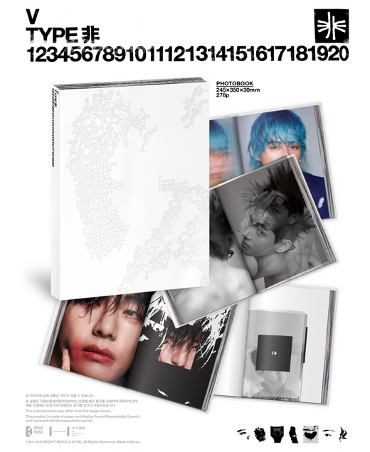 BTS V - TYPE PHOTOBOOK POSTER SET K-POP