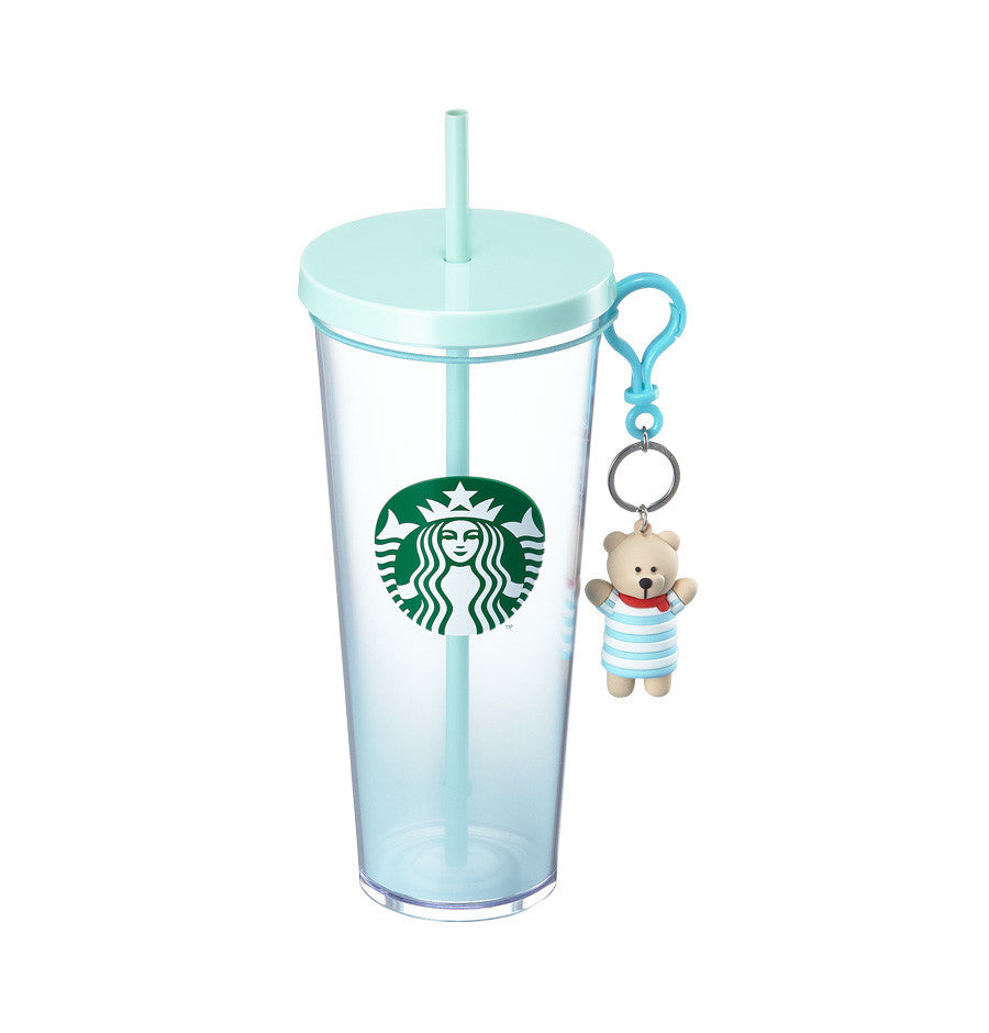 Starbucks Aqua Marine Figure Cold Cup 710ml Mint Bearista 2018 Summer