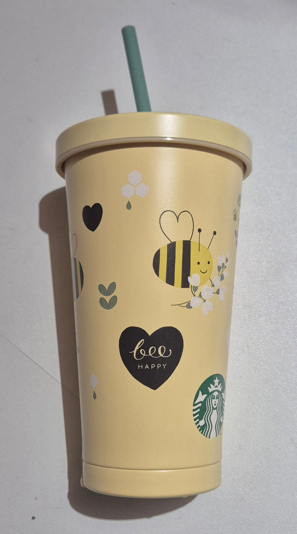 Starbucks Korea 2021 Valentine SS Honey Love 532ml Cold Cup