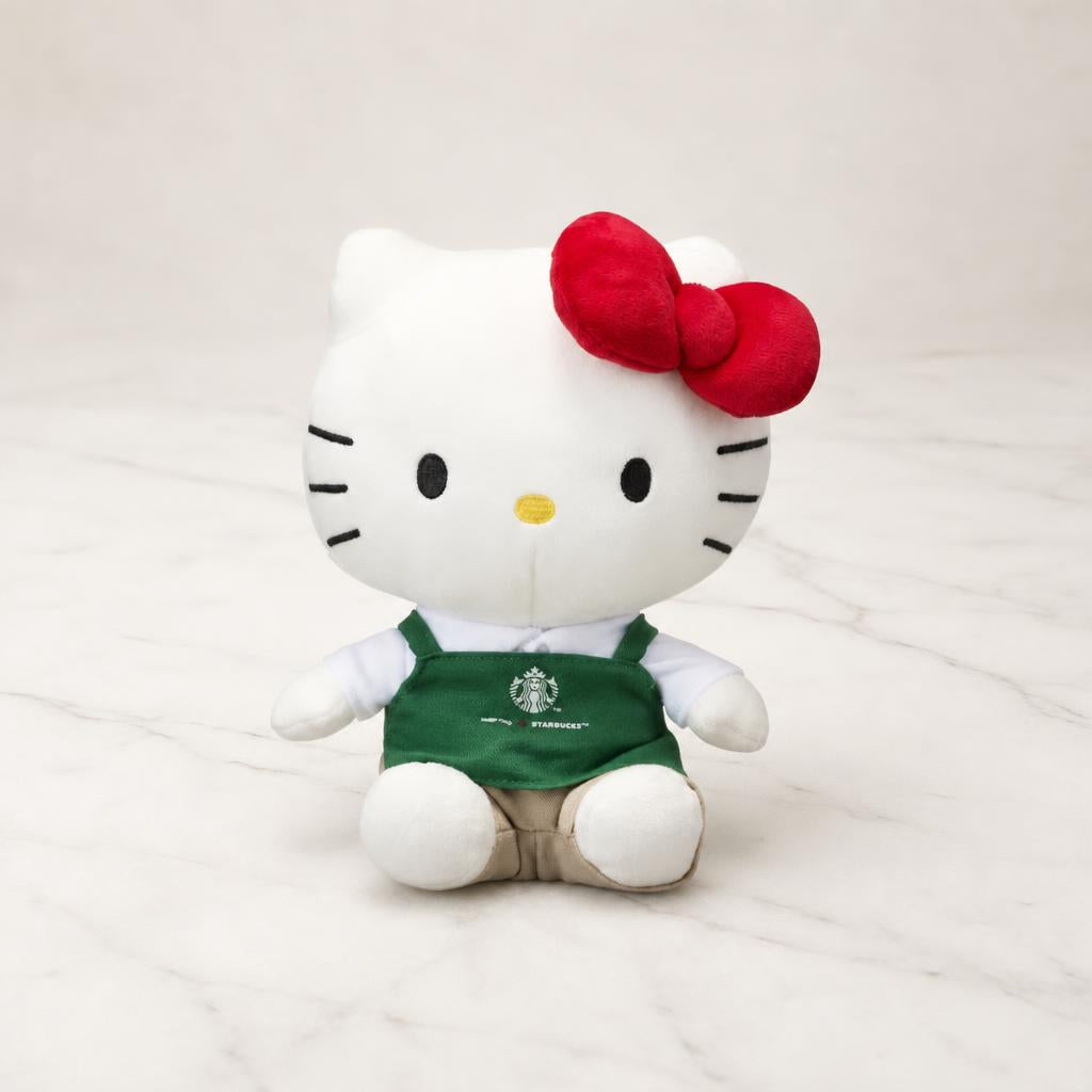 Starbucks Barista Hello Kitty Collaboration Plush Doll