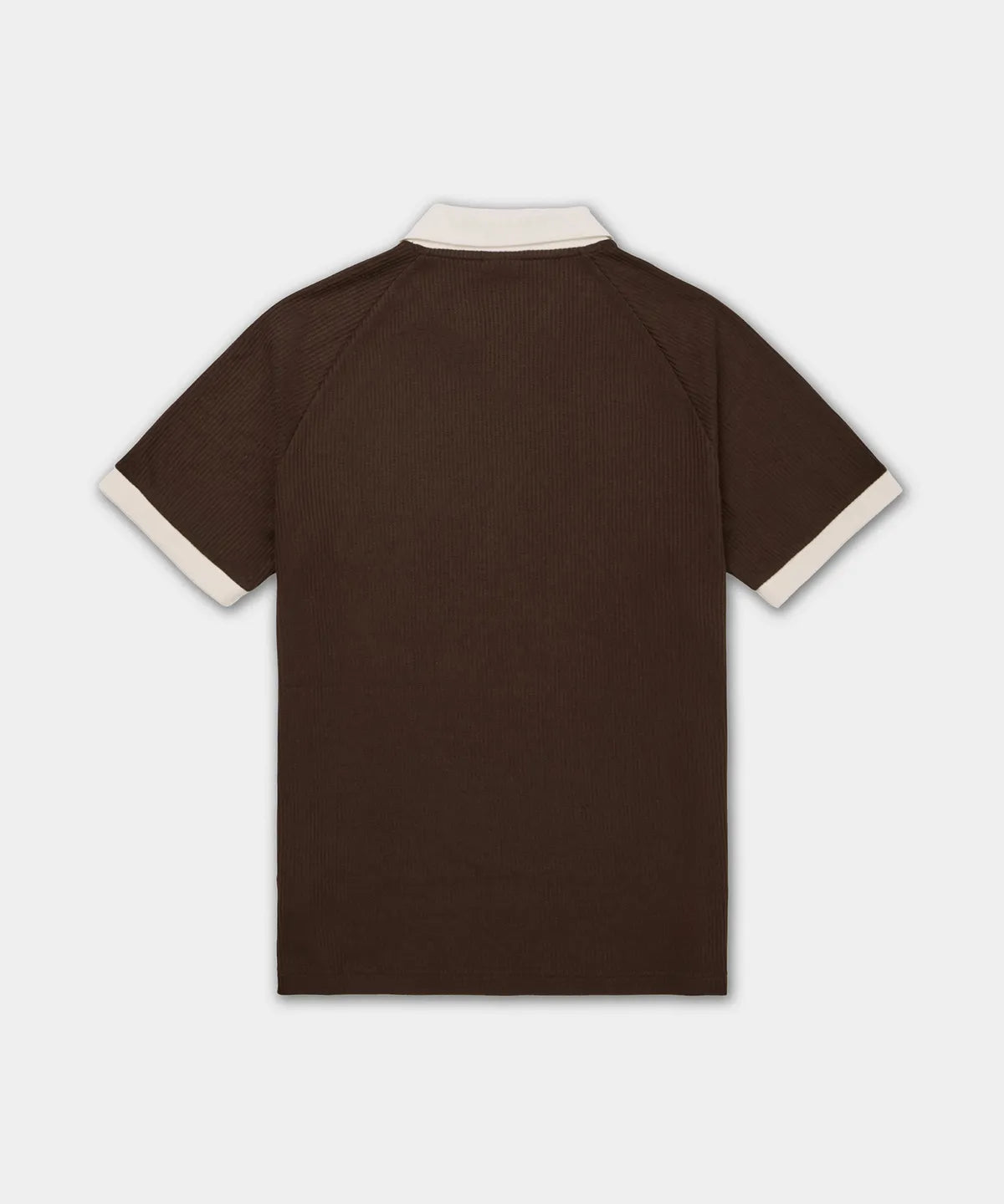Adidas Waffle Short-Sleeved Polo Shirt - Dark Brown KB5462