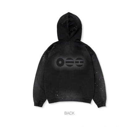 BTS Hoodie Black Cotton S-XL Sizes Authentic K-POP