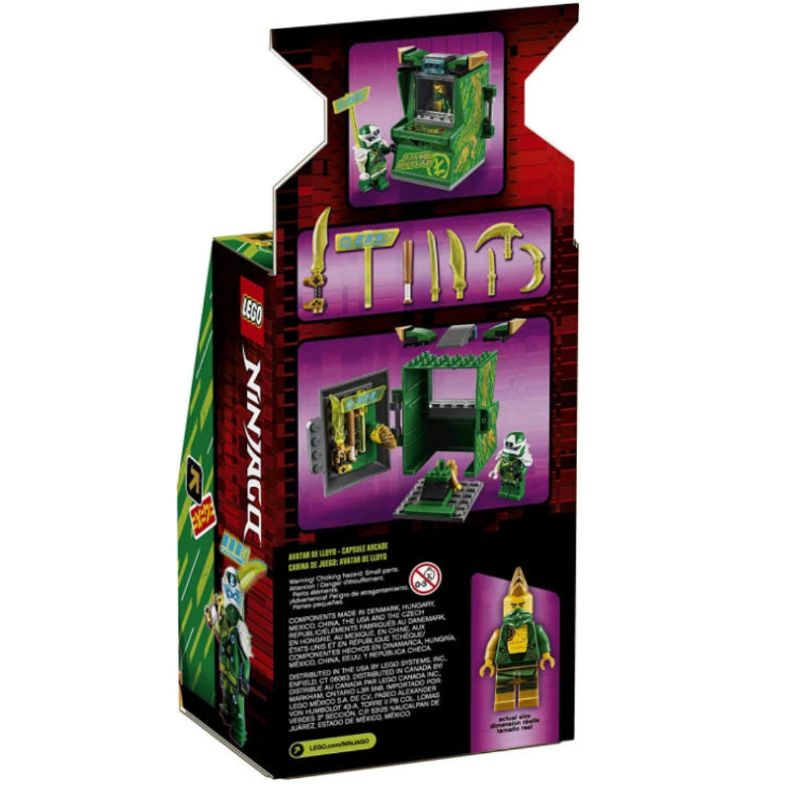 LEGO Ninjago 71716 Lloyd Avatar Arcade Pod Green 48pcs
