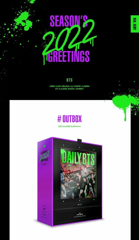 BTS 2022 Seasons Greetings Package K-POP