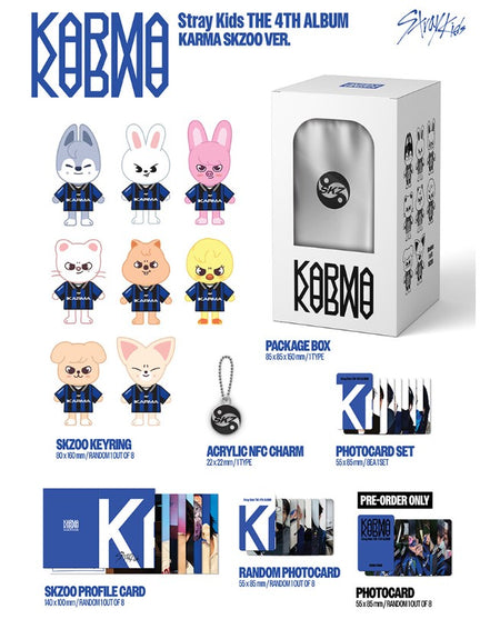 StrayKids 4th Album KARMA SKZOO Version K-POP