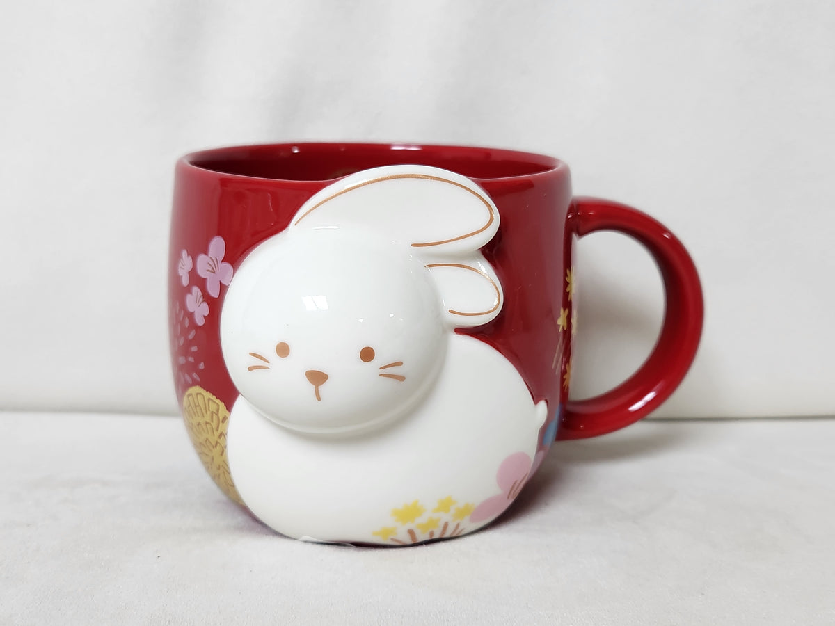 Starbucks 2023 New Year Rabbit Red Mug 355ml